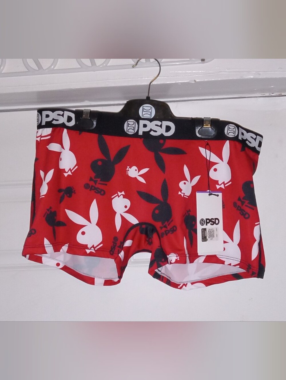 New Size XL PSD Playboy Bunny Red Boyshorts Womens